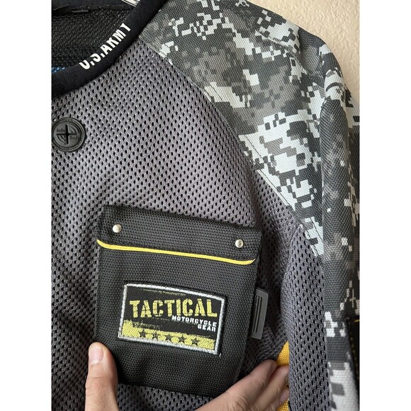 Power Trip Official US Army Tactical Motorcycle Jacket Men’s Size Medium GUC - Picture 4 of 12